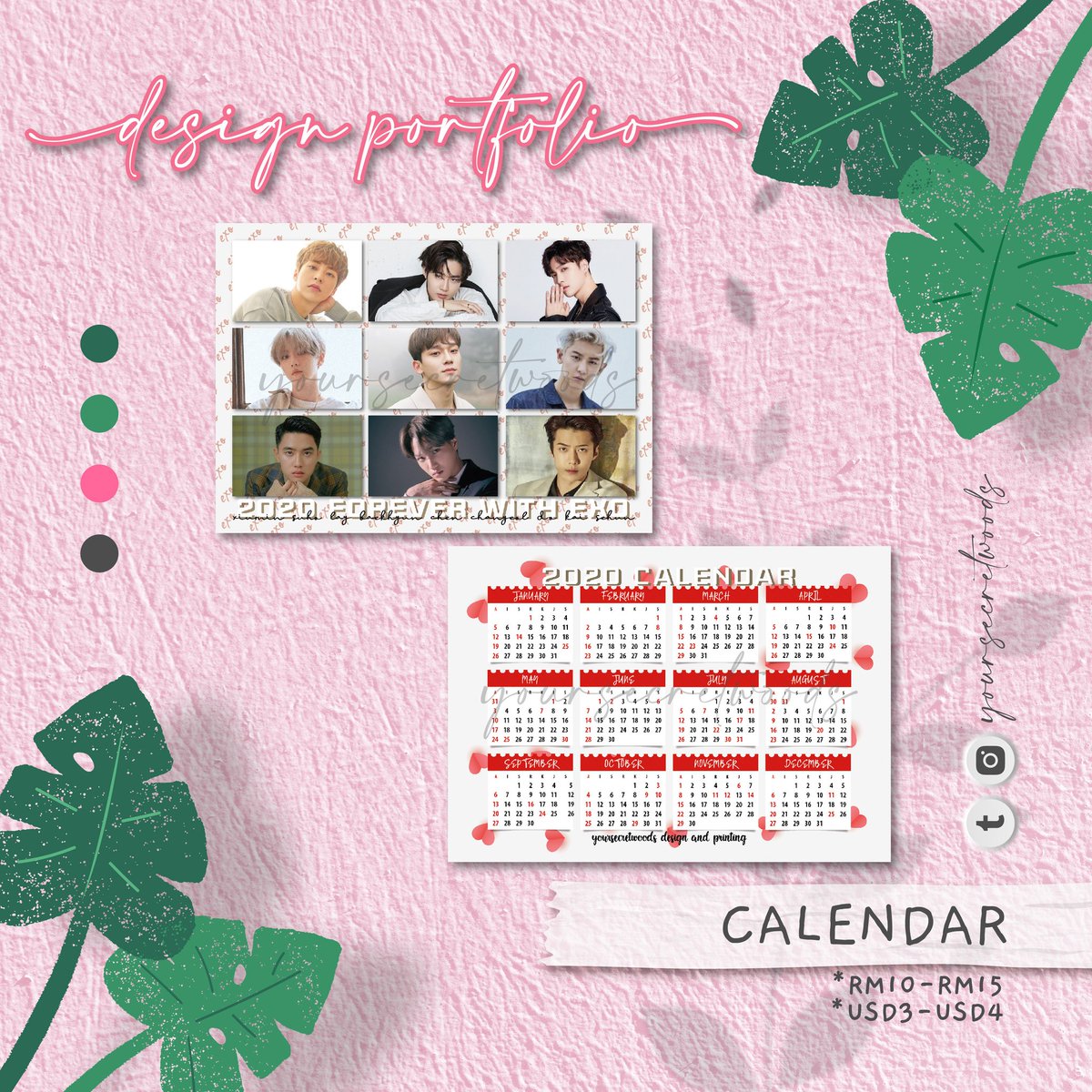 🍒 Calendar Design

*Also available for printing

#yswdesignsample