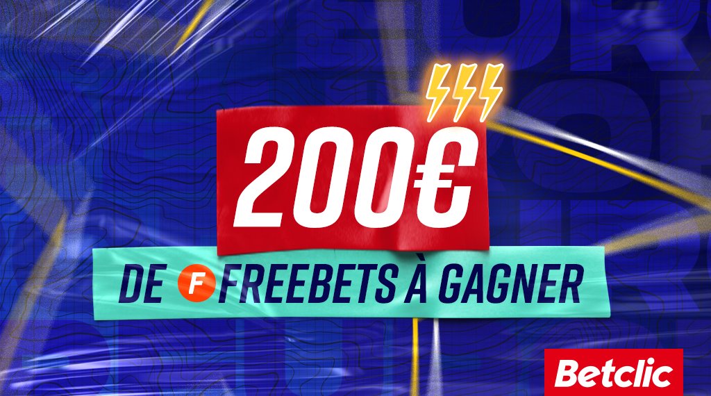 Betclic's tweet image. 🎙️ "Ok c'est bien il n'y a plus de frais de retrait, mais j'ai toujours pas de Freebets…" 

Allez on vous régale avec 10x20€ de Freebets à gagner 🎁

👉 RT + #FreebetsBetclic pour participer // TAS le 17/03