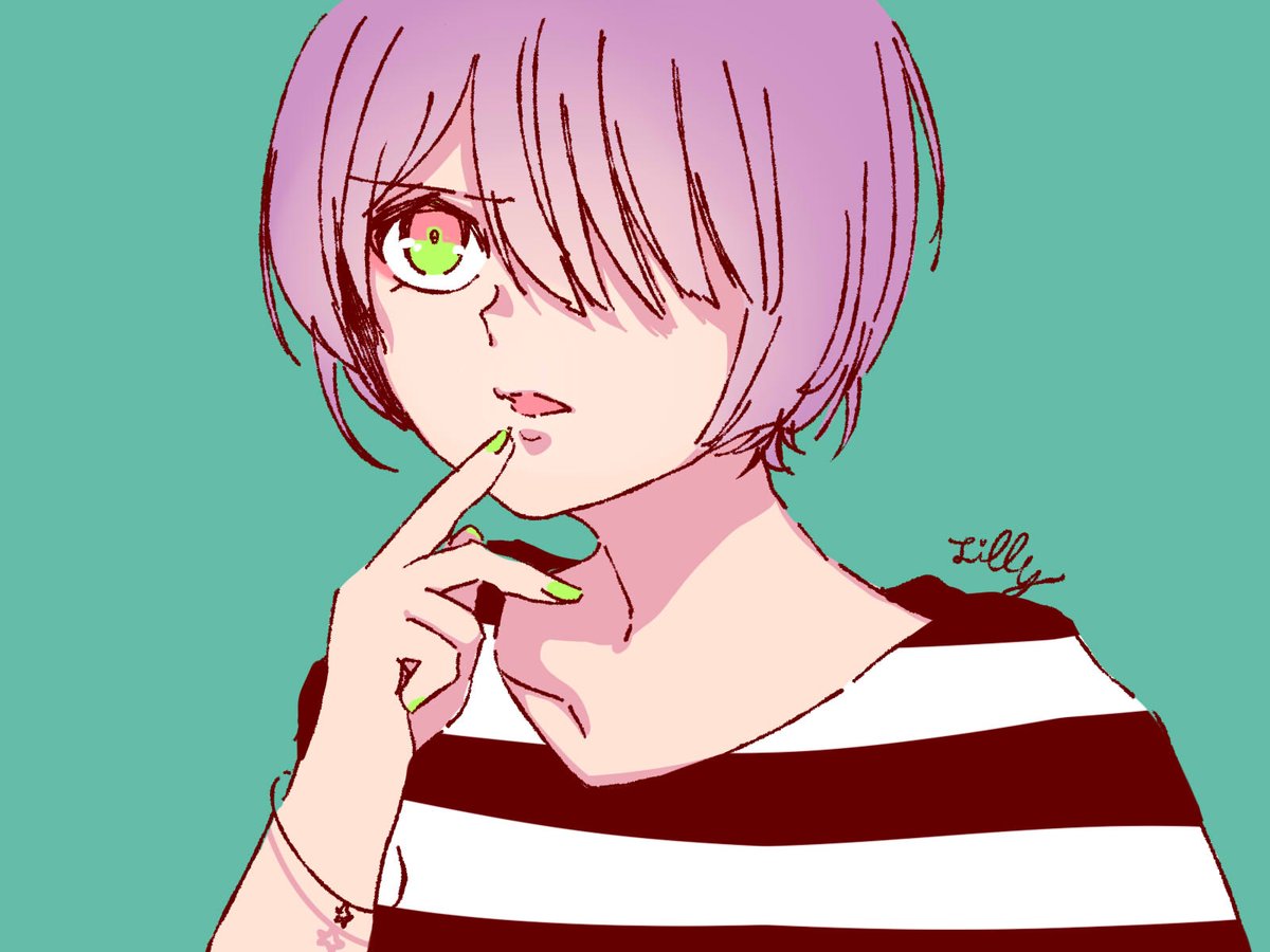 Lilly W お絵描き垢 今日のデジ絵練習 イラスト 練習 デジタルイラスト