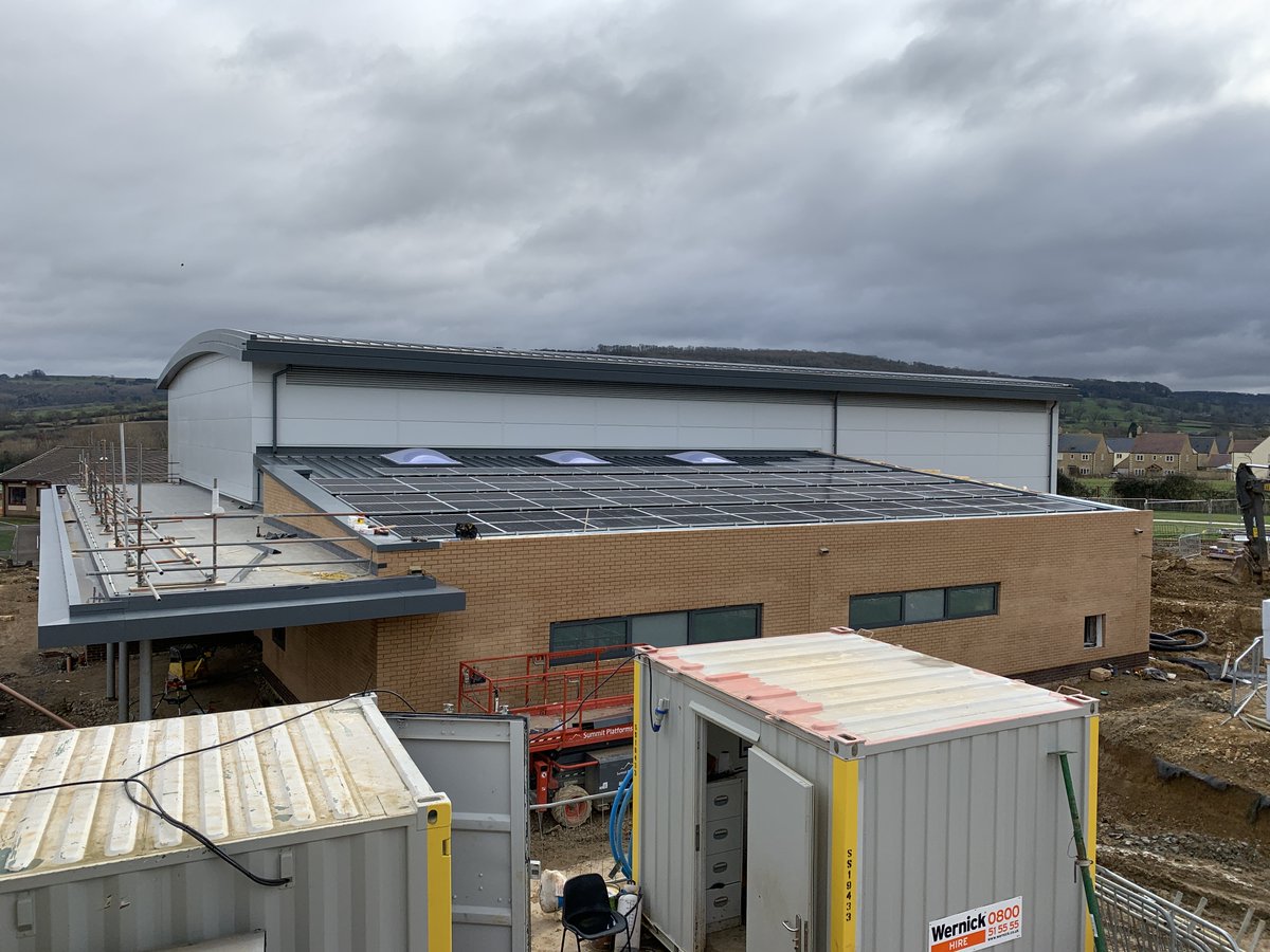 Sun has come out for our visit today to <a href="/WinchSchool/">Winchcombe School</a> with <a href="/EGCarterCoLtd/">E G Carter & Co Ltd</a> inside of the new sports hall is looking great #education #sport #gloucestershire <a href="/aSteveJ/">Stephen Jackson</a> <a href="/kambo69_alan/">Alan Cambridge</a>