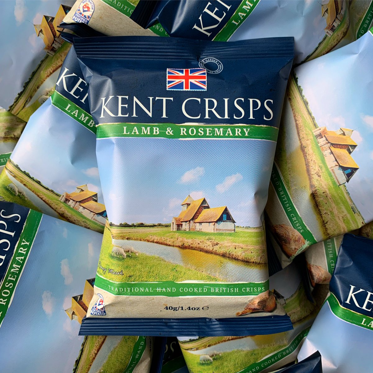 We are excited to announce the newest addition to our range of hand cooked potato crisps, Lamb &amp; Rosemary flavour.