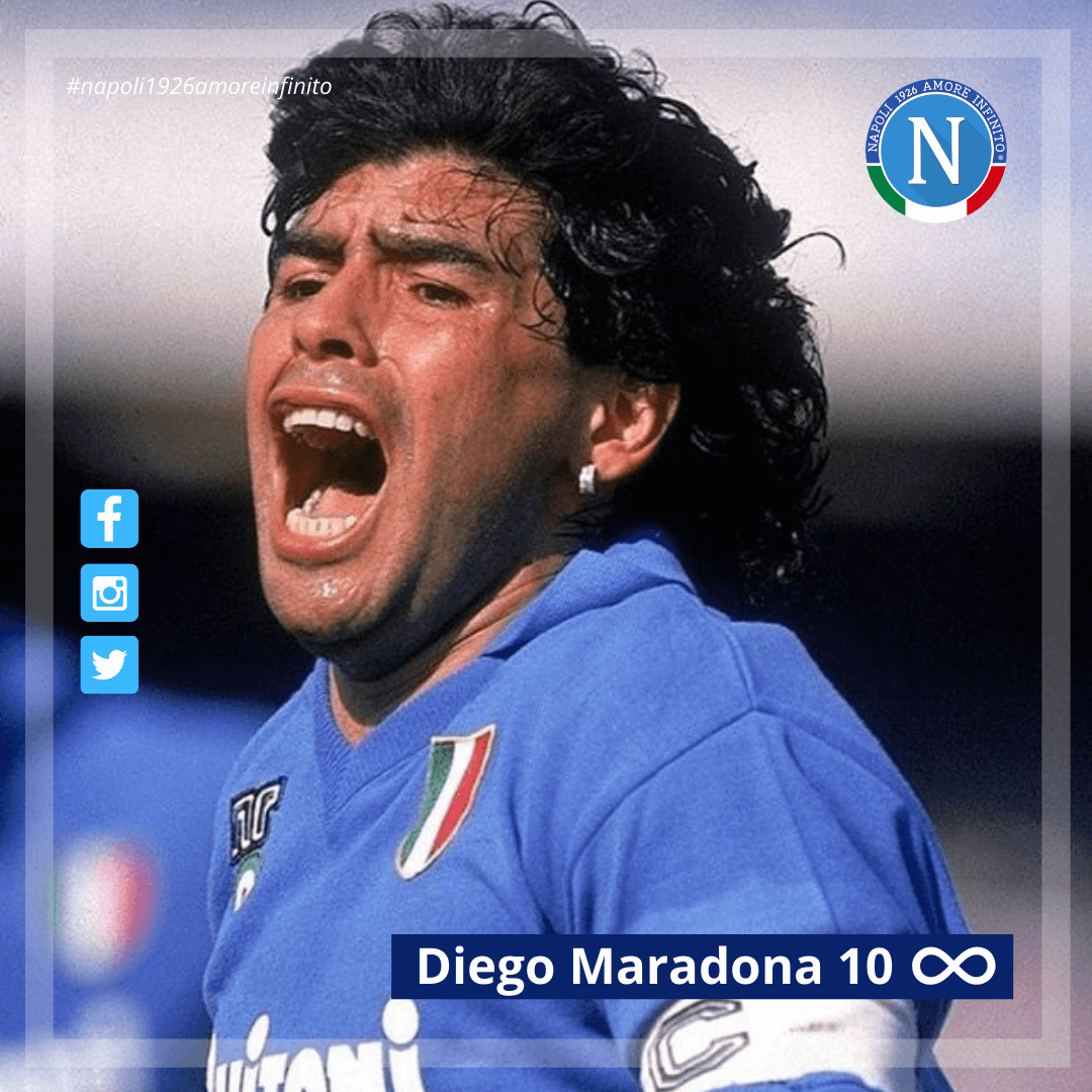 🔟 #DiegoMARADONA Il Calcio! 💪
💙 CHI AMA NON DIMENTICA 💙
🧿 #Napoli1926AmoreInfinito #ForzaNapoliSempre 
➖
[ #NapleShop ]  T-Shirt for Naples ®️
➖ T-Shirt | Felpe | Hoodies
