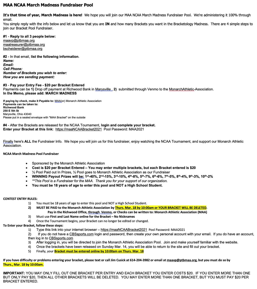 MonarchAthleticAssoc (@ptbmaa) on Twitter photo 