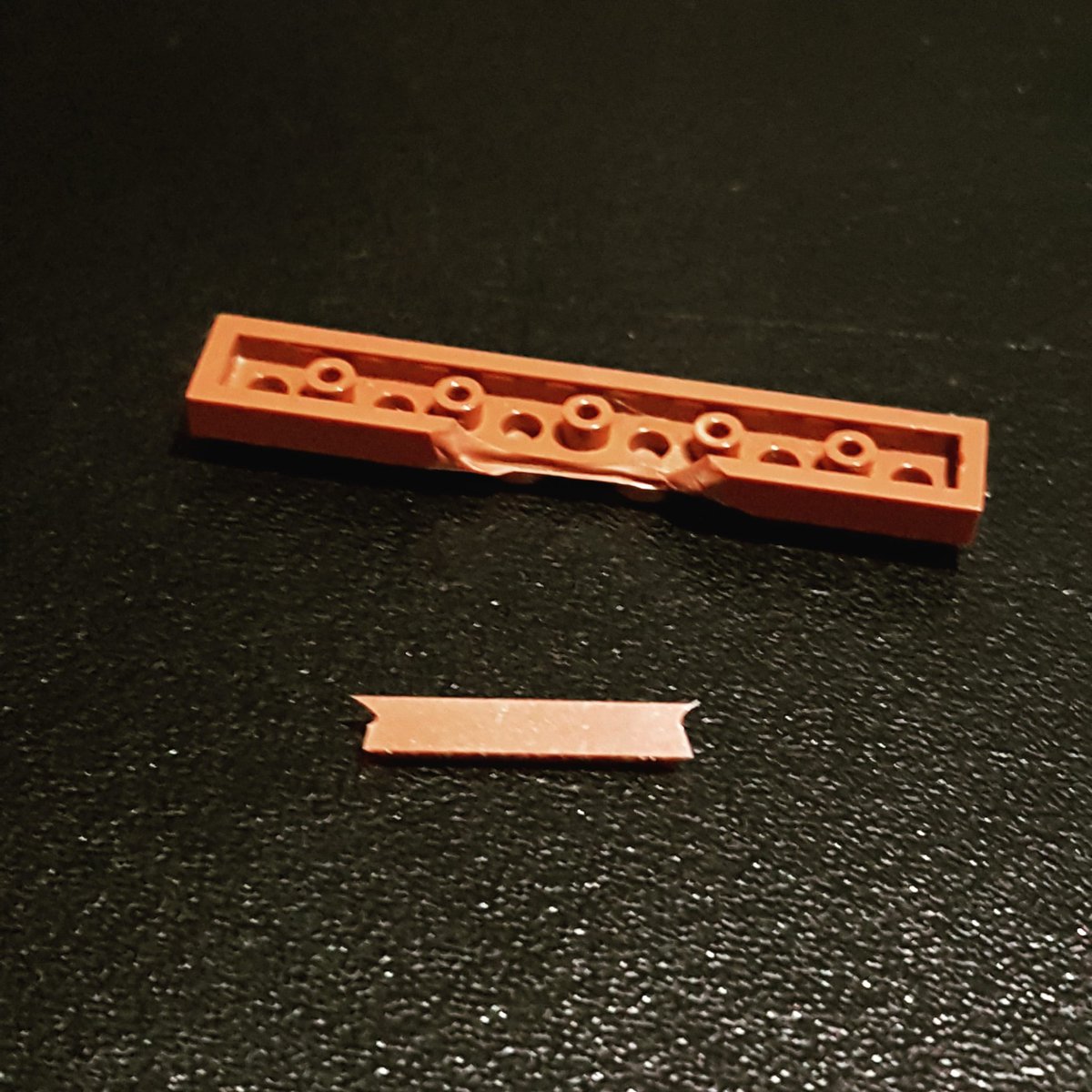 AllenAfol's tweet photo. It finally happened!
After decades of getting away with no real breakages from building, the curse of the reddish brown part has hit me!
Rest in pieces little one, you were loyal to the end...
#brokenbrick #reddishbrown #lego #afol #allenafol #legopic #legolove #legolife https://t.co/boWHnRAsNA