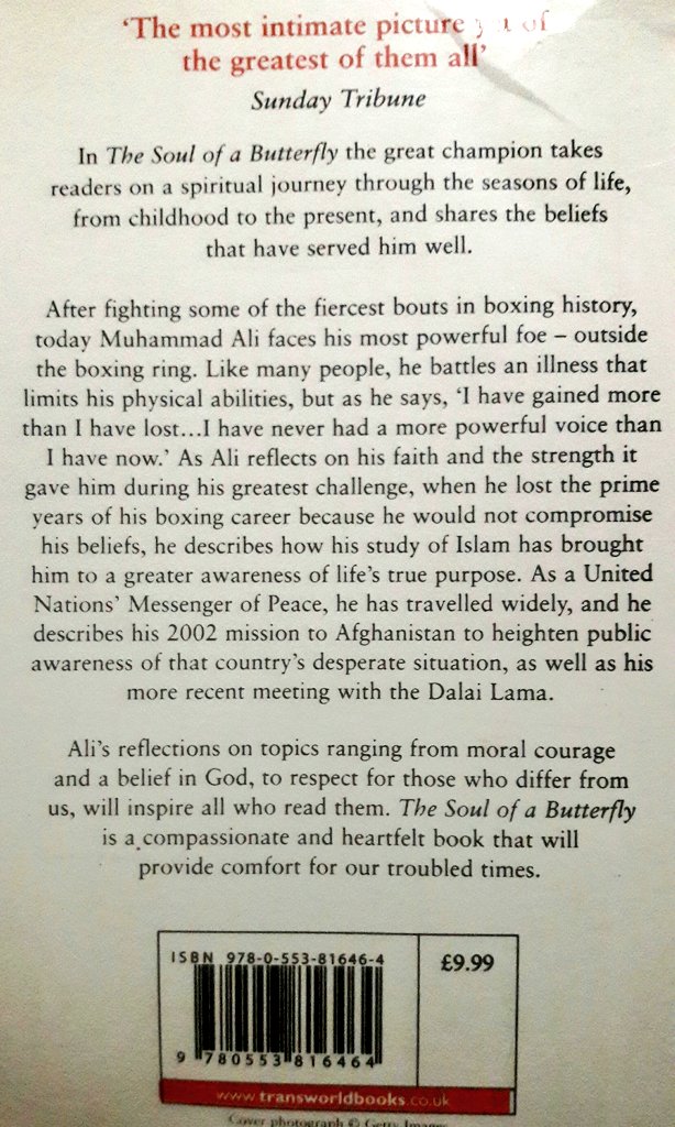 readingum's tweet photo. 25/100 #readingum

⚬Title:#M_Ali
⚬Author: M Ali in conversation with Hana Yasmeen Ali
⚬Genre: Biography 
⚬Description: Author takes readers on a spiritual journey through the seasons of life &amp; shares the beliefs that have served him well.
⚬Length: 224 Pages
⚬Published: 2004 https://t.co/YLqiEpkGCE
