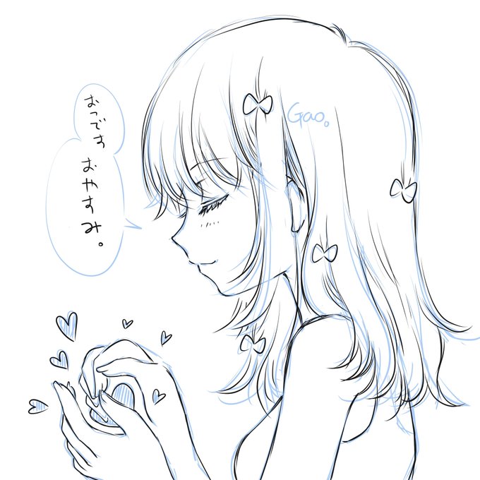 髪の毛が伸びました。そろそろ切りたいです。おやすみなさい? 