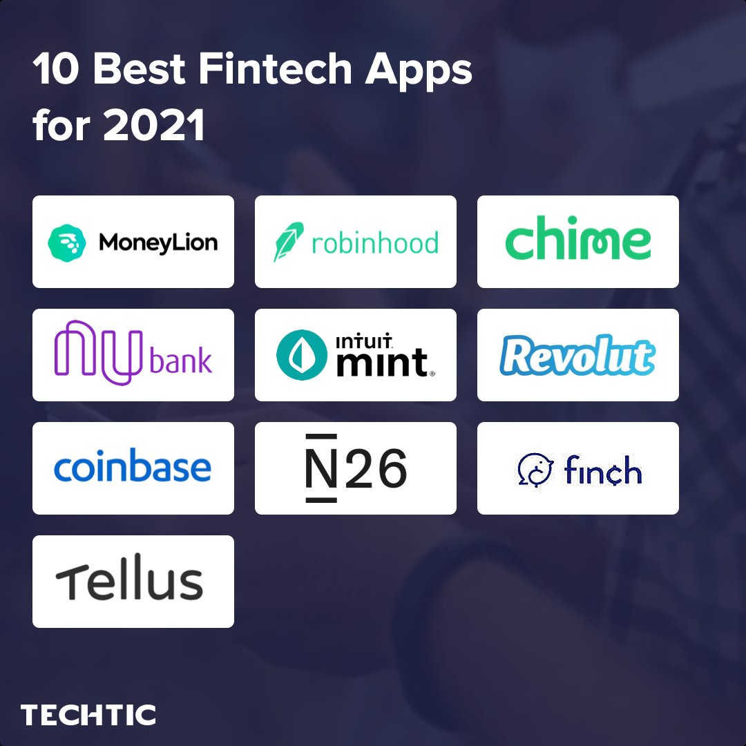 TechticSolution's tweet image. Over 64% of consumers across the world have used one #fintechapp in 2019, market is expected to grow at 6% CAGR to value at $26tn in 2022.

So, if you’re someone who intends to make your own #fintech app, here&apos;s 10 #fintechapps you should look at in 2021- bit.ly/3oI8Zqb