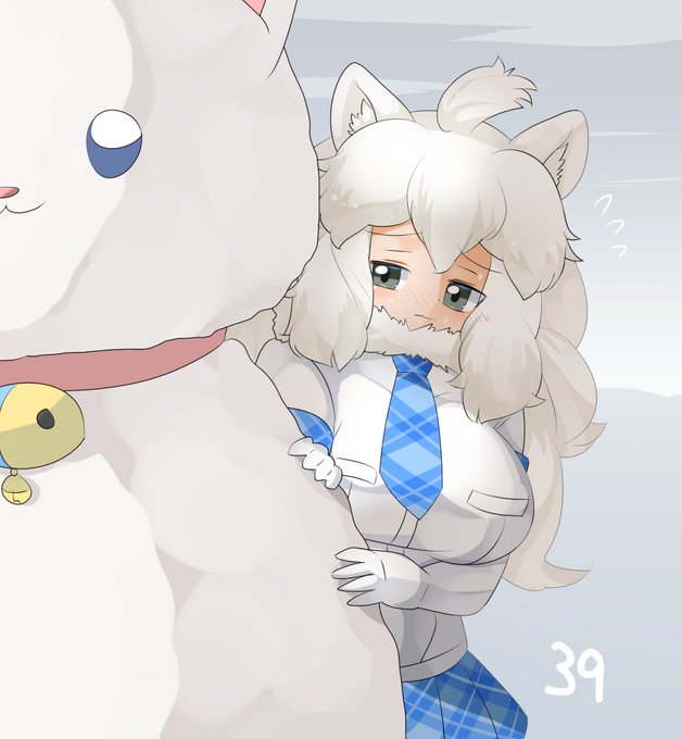 ホワイトライオンちゃん39日目 #けものフレンズ版深夜の真剣お絵描き60分一本勝負 