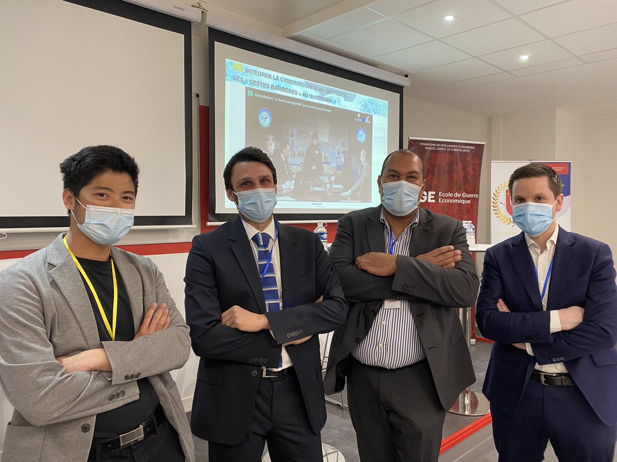 L’équipe <a href="/onepoint/">Onepoint</a> prête pour la présentation de 15h pour le <a href="/cyberdayinfo/">Cyber-day.info</a> à <a href="/aege/">AEGE</a> !