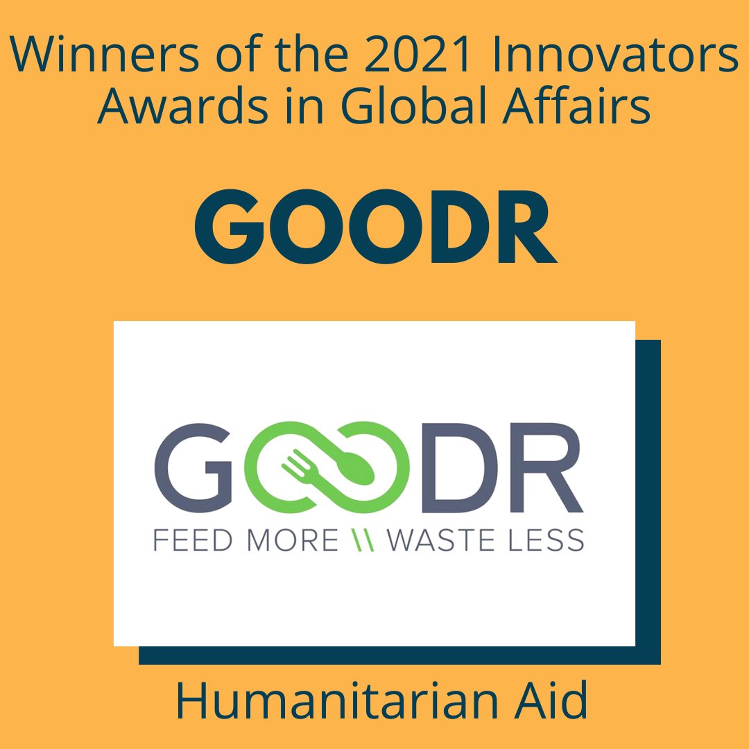 Congratulations to <a href="/TheGoodrCo/">GoodrCo.</a> <a href="/HalaSystems/">Hala Systems</a> and @Kaleidofin for being our 2021 winners of the Innovator Awards in Global Affairs and Benefit! To learn more about our winners, RSVP here: forms.gle/tZka4fAmbRsvBt… and learn more at: network2020.org/innovators-awa…
#globalaffairs #IAGA