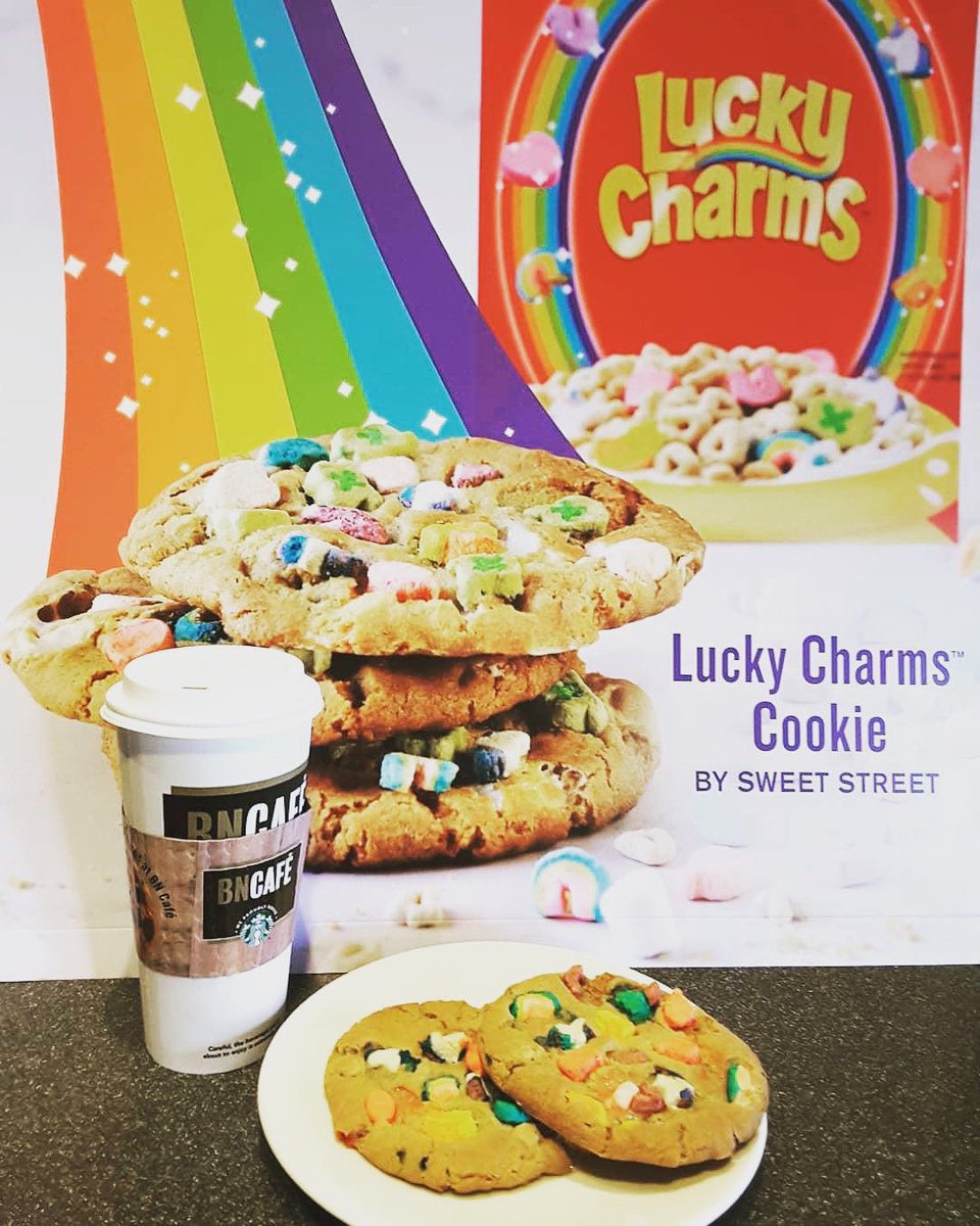 BNGallatin's tweet photo. It's Magically Delicious! Our new Lucky Charms cookie, brings back the taste and memory of a childhood favorite!!
#bn2117 #bncafe #bozemanmontana #bn234 https://t.co/B2pwek8KgG