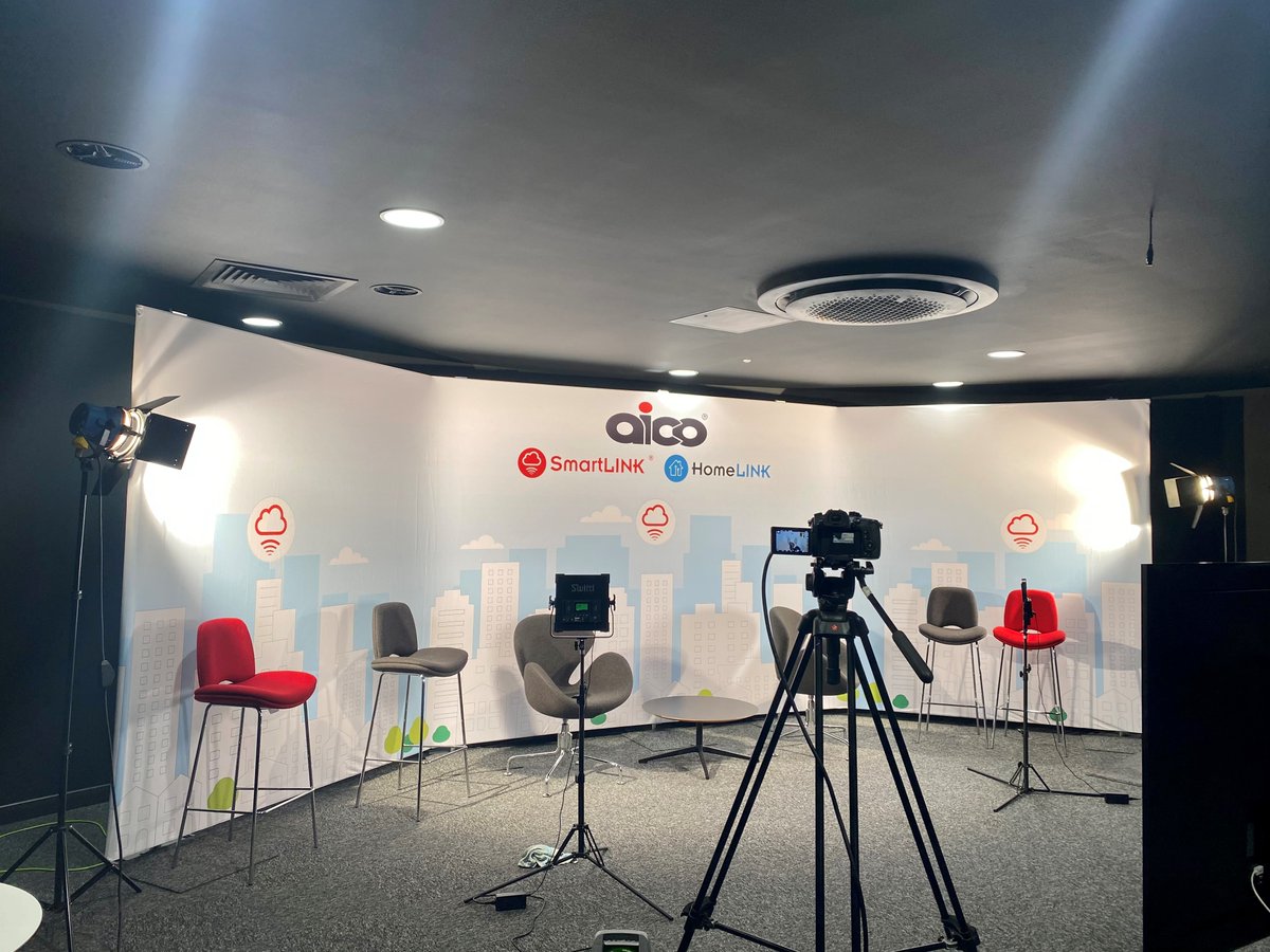 Great day yesterday filming a segment for AicoTV <a href="/Aico_Limited/">Aico</a> with Daniel Thomas and two of our electrical installation learners from @colegcambria Conor and Patryk.