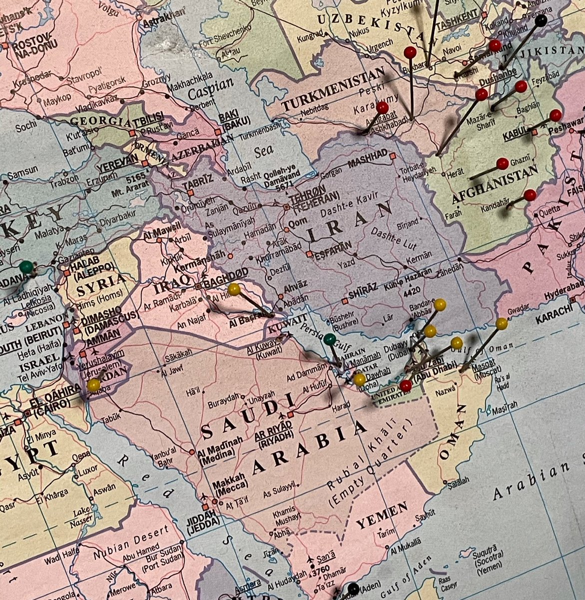 FilmProfessor's tweet image. Much of my time in the Middle East was in the air or in a tent, but loved every minute of my tea / lunches in Turkey #Aviator #FlightMap #Travel