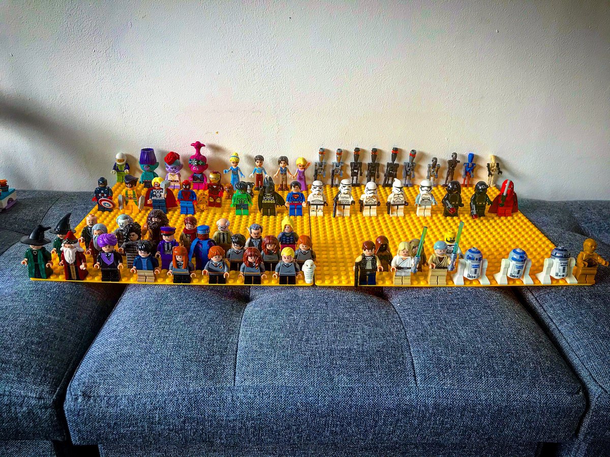 FunWithLego's tweet photo. Loving the latest additions to the #lego collection! Another 30 mini figures! #starwars #harrypotter https://t.co/5y4m0hhb6y