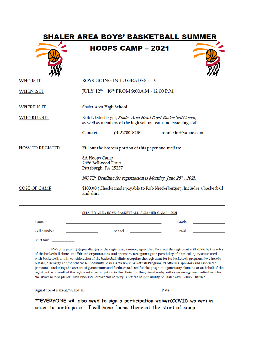 Shaler Area Elementary Basketball Association tweet media