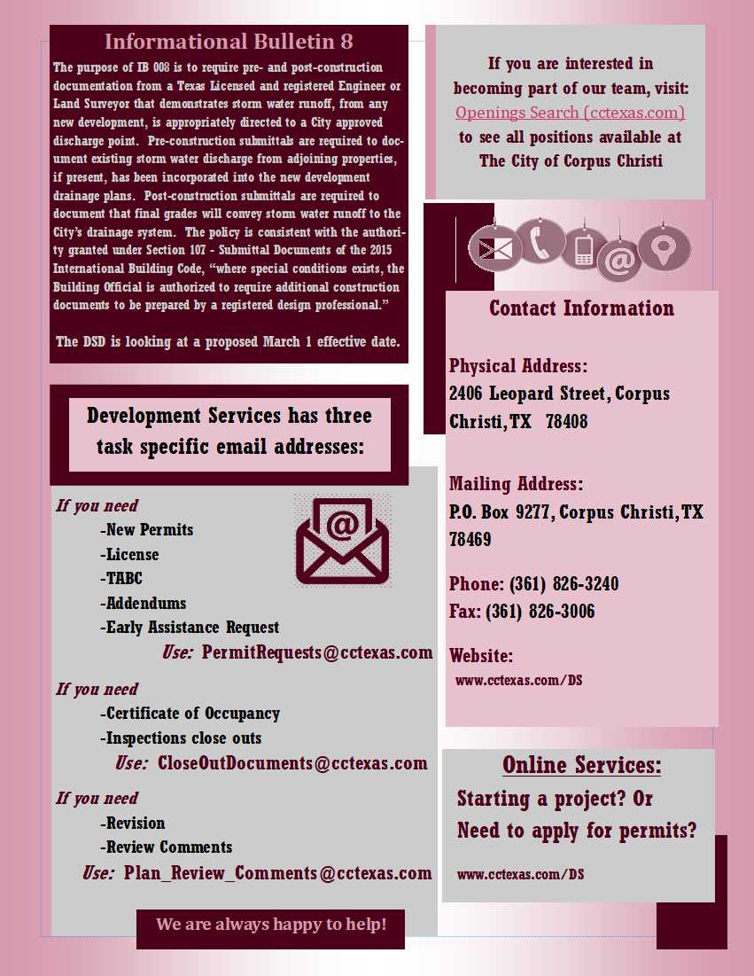 City of Corpus Christi - Development Services tweet media