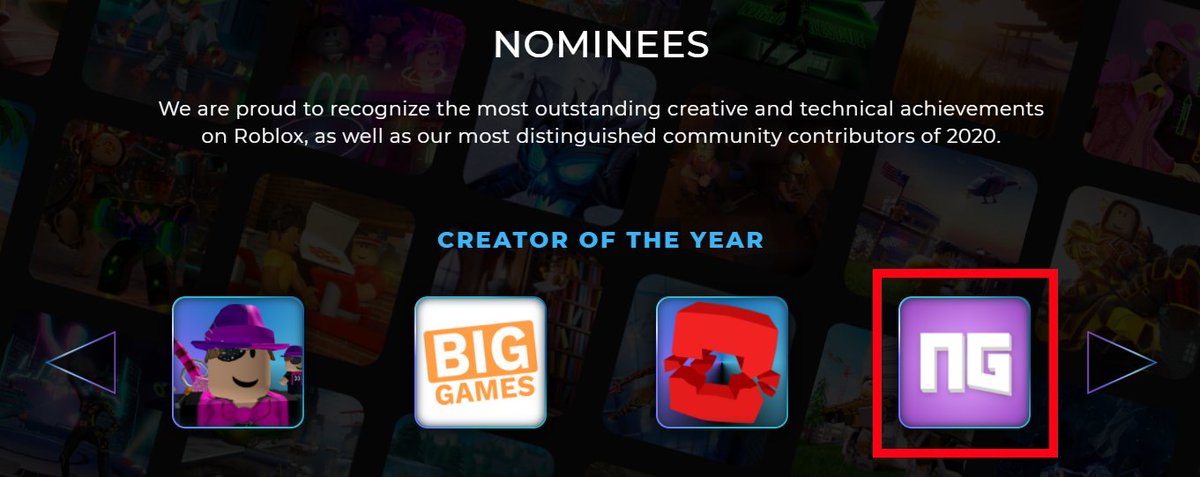 NosniyRBLX's tweet photo. This is so awesome!! We've been nominated 3 times for this years #BloxyAwards! We couldn't have done this without your support, thanks everyone!

@SenseiRBX https://t.co/phZz3Dm2YH
