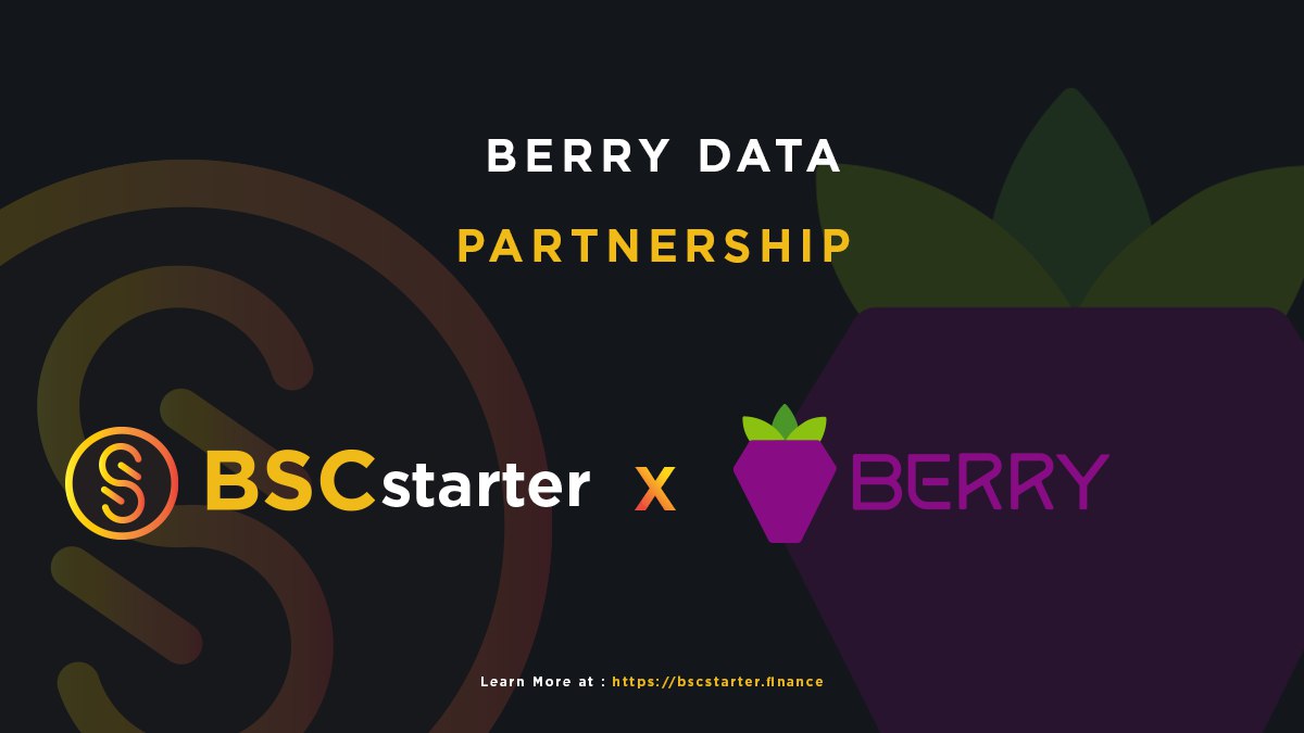 NEW PARTNERSHIP ANNOUNCEMENT

@BSCstarter have just partnered with @BerryData, the fastest growing oracle service for BSC! Read more about the significance of this partnership on our blog.

Go $START! Go $BRY!

bscstarter.medium.com/bscstarter-par…