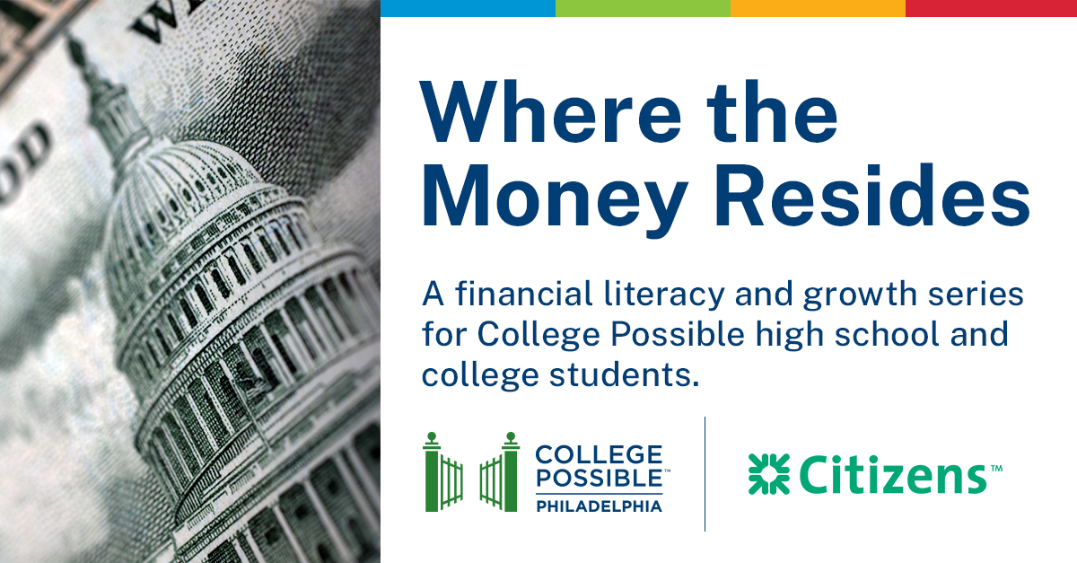 #WheretheMoneyResides Today kicks of our #FinancialLiteracy workshops for our college and high school students facilitated by <a href="/CitizensBank/">Citizens</a>. We are grateful for our partnership and we look forward to the awesome lessons our students will learn. #MakeitPossible