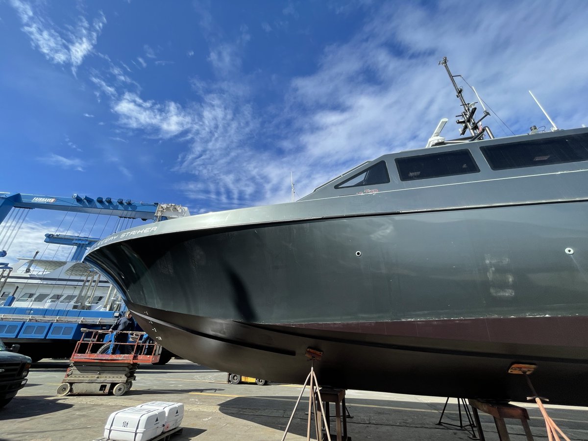 With the help of our partners at Fairhaven Shipyard, #LeeWayStriker is undergoing a short refit for planned maintenance and to enhance her hydrographic survey capabilities.

Our team is looking forward to another busy season supporting surveys in #USOffshoreWind this summer.