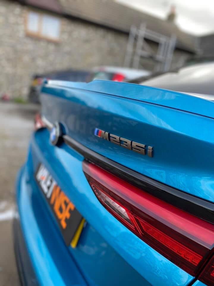 ValetWise's tweet photo. BMW M235i 🇩🇪 from this afternoon in Stolford for a new customer, gold package completed.

▪ Interior &amp; Exterior Valet
▪ Pre Sale Valet
▪ New Car Protection
▪ Enhancement Machine Polish
▪ Ceramic Coatings Application
▪ End Of Lease Valets
▪ Headlight Restoration https://t.co/jsqgysLa8I