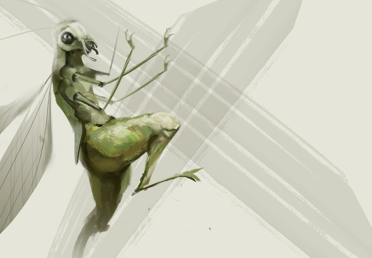 Grasshopper leg - 30 min

.
.
.
.
.

#conceptart #sketch #speedpaint #paintoftheday #art #artist