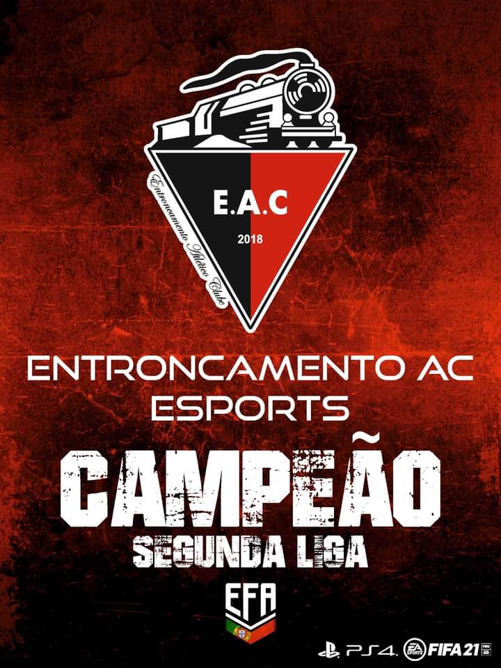 EACesports's tweet photo. #CAMPEÕES_CAMPEÕES_CAMPEÕES 

A um mês de comemorar um ano de existência atingimos o maior feito do clube.

Depois de já termos conseguindo a subida de divisão hoje sagramos  campeões.

Parabéns e obrigado a todo o grupo pela a excelente campanha neste campeonato.
 ⚽️⚫️🔴🚂
#EAC https://t.co/knZlfs3cXI