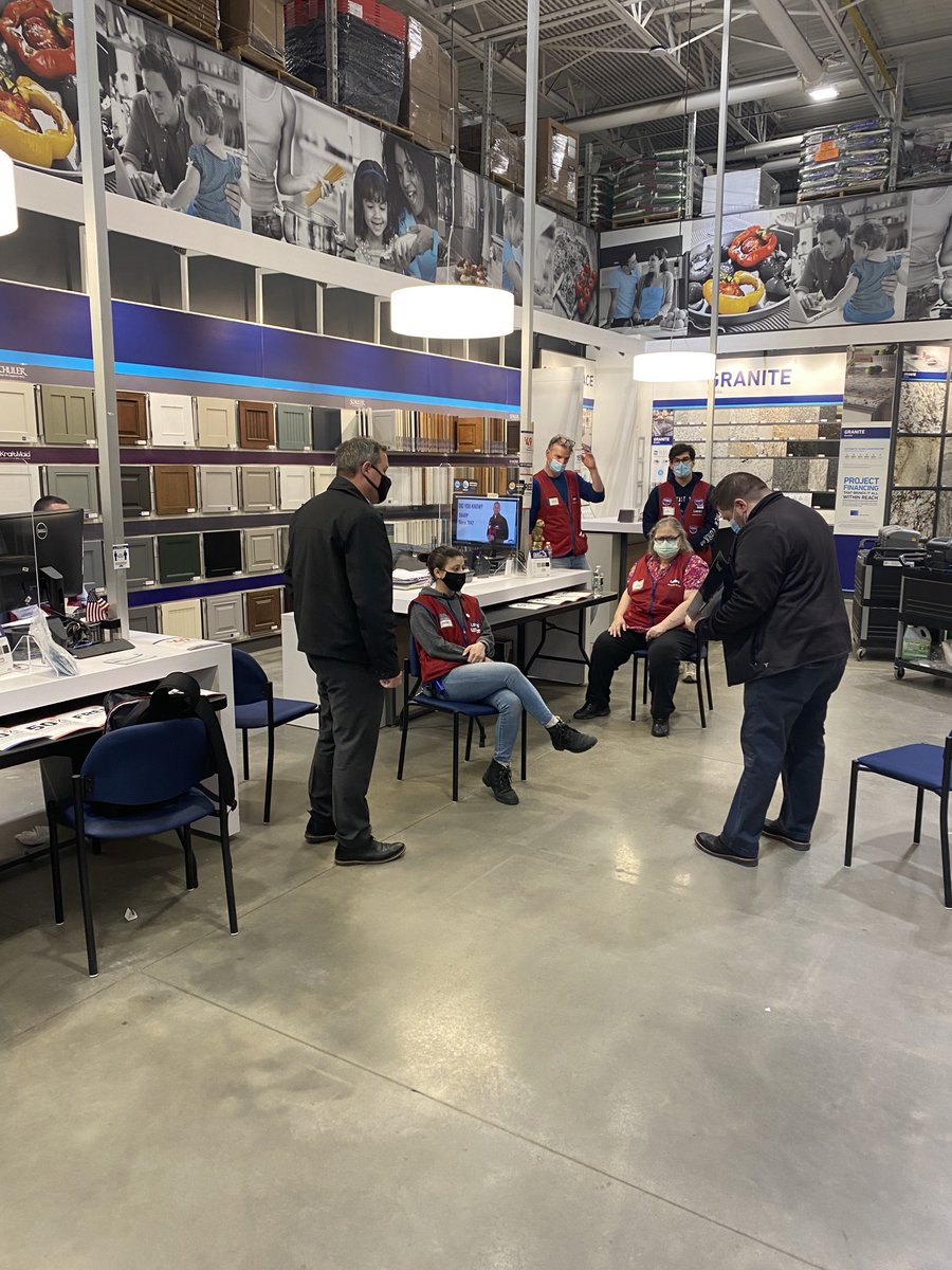 Michael Roomey (@mroomey) on Twitter photo #specialtyspotlight
Team 1035 getting excellent kitchen cabinet product knowledge from our Diamond Cabinet business partners.
Thank you to Elias and Steve for joining our meeting!
<a href="/EliasDiamondNYC/">Elias Konstantopulos</a> <a href="/AndrewsP26/">Paul Andrews</a>
<a href="/JaneenV_HRBP/">Janeen Valdes</a> <a href="/MitchEmslie/">mitch emslie</a> #specialtyspotlight
Team 1035 getting excellent kitchen cabinet product knowledge from our Diamond Cabinet business partners.
Thank you to Elias and Steve for joining our meeting!
<a href="/EliasDiamondNYC/">Elias Konstantopulos</a> <a href="/AndrewsP26/">Paul Andrews</a>
<a href="/JaneenV_HRBP/">Janeen Valdes</a> <a href="/MitchEmslie/">mitch emslie</a> 