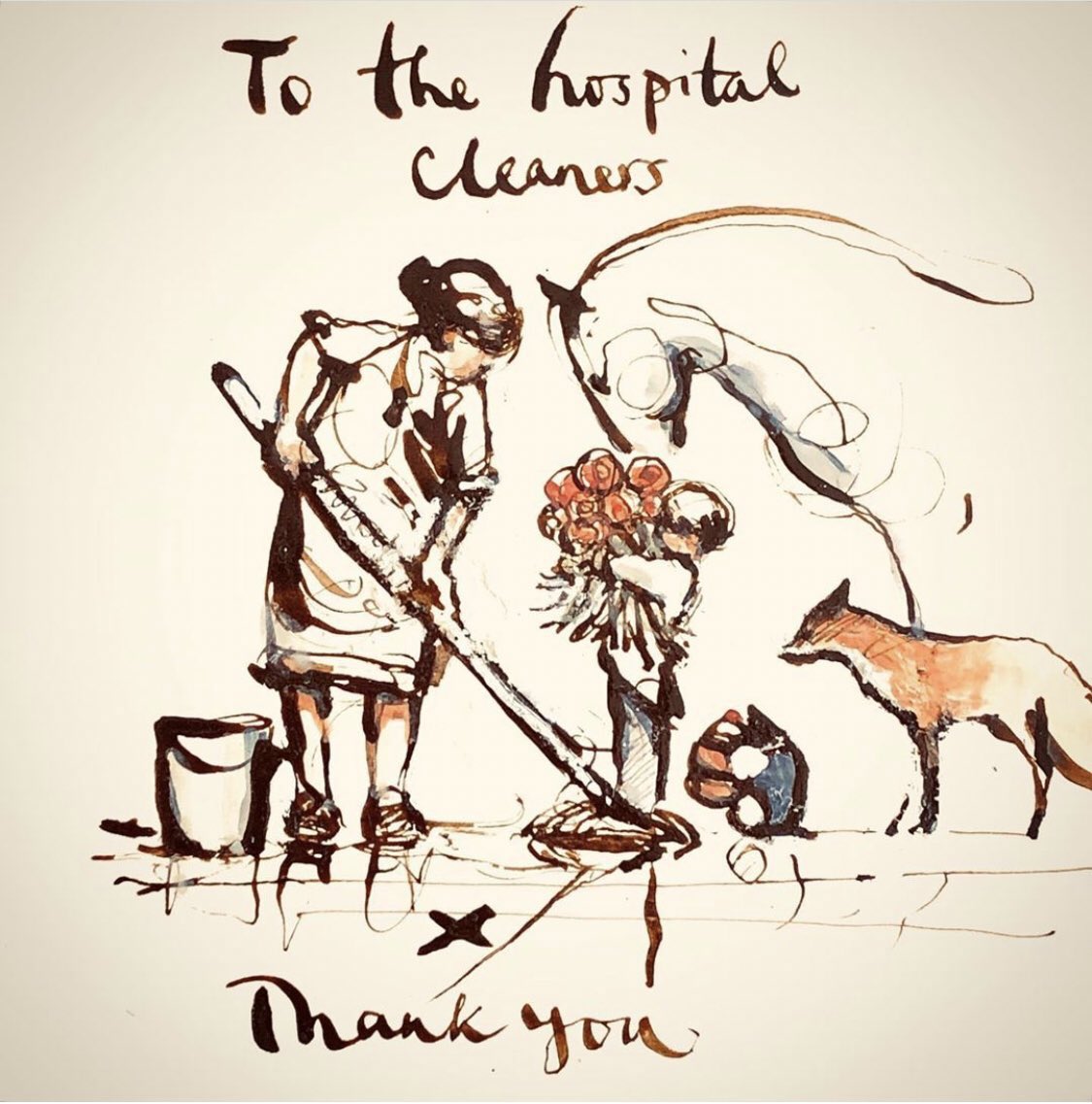 NHS cleaners rarely get any recognition, but they have done a phenomenal job over the past 12 months. Please RT for all of them.