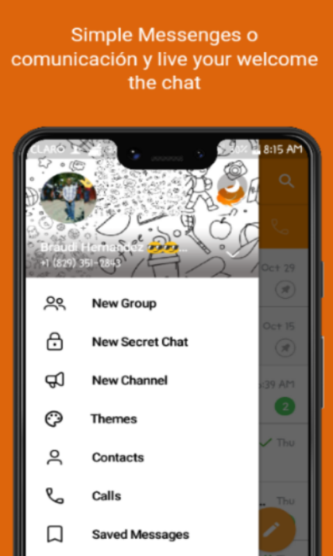 play.google.com/store/apps/det… viborchat Messenger yá está disponible para Android OS descargar ya y disponible en Google play....