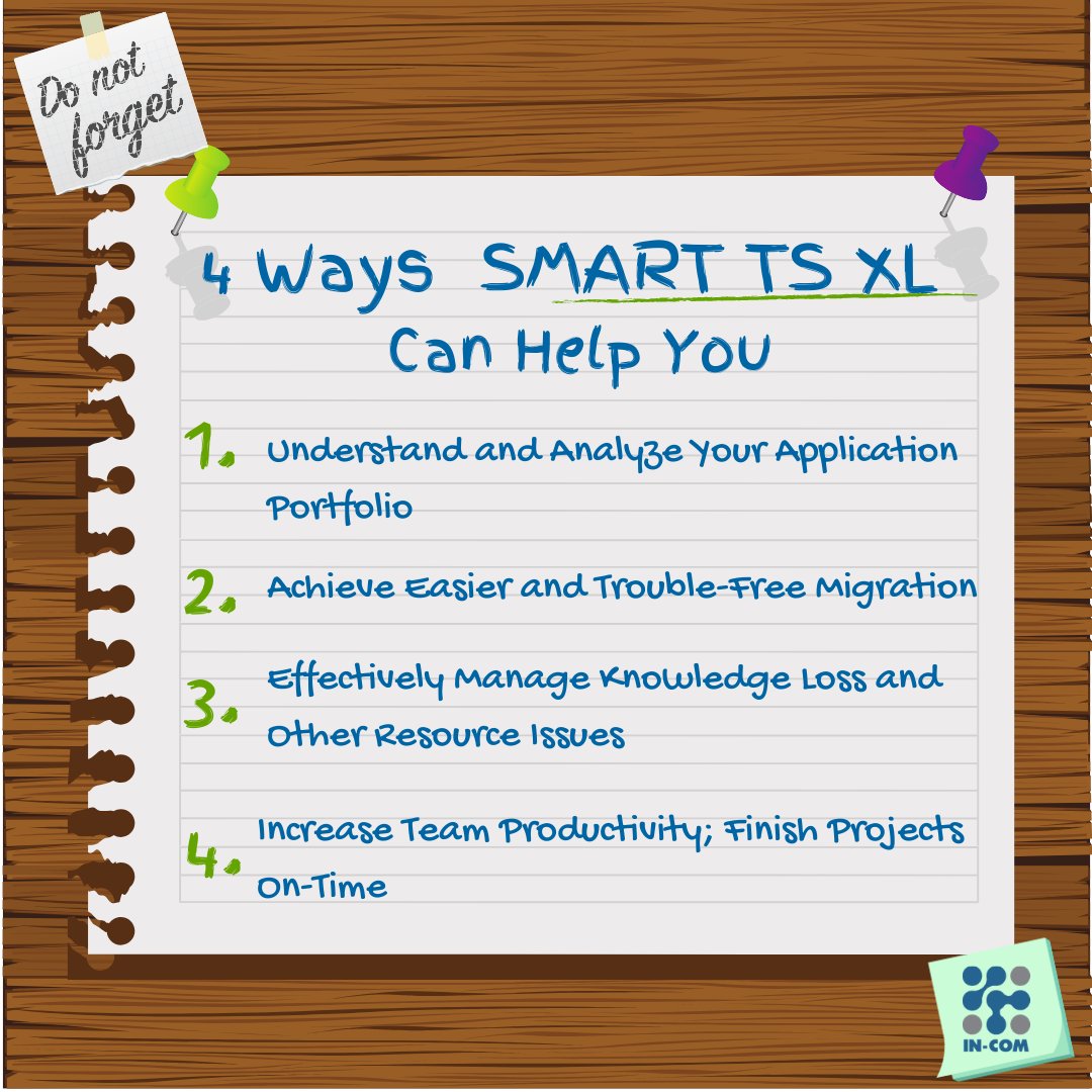 SMART TS XL is the all-in-one solution. Make discovery and analysis easy.

#impactanalysis #cobol #mainframemodernization