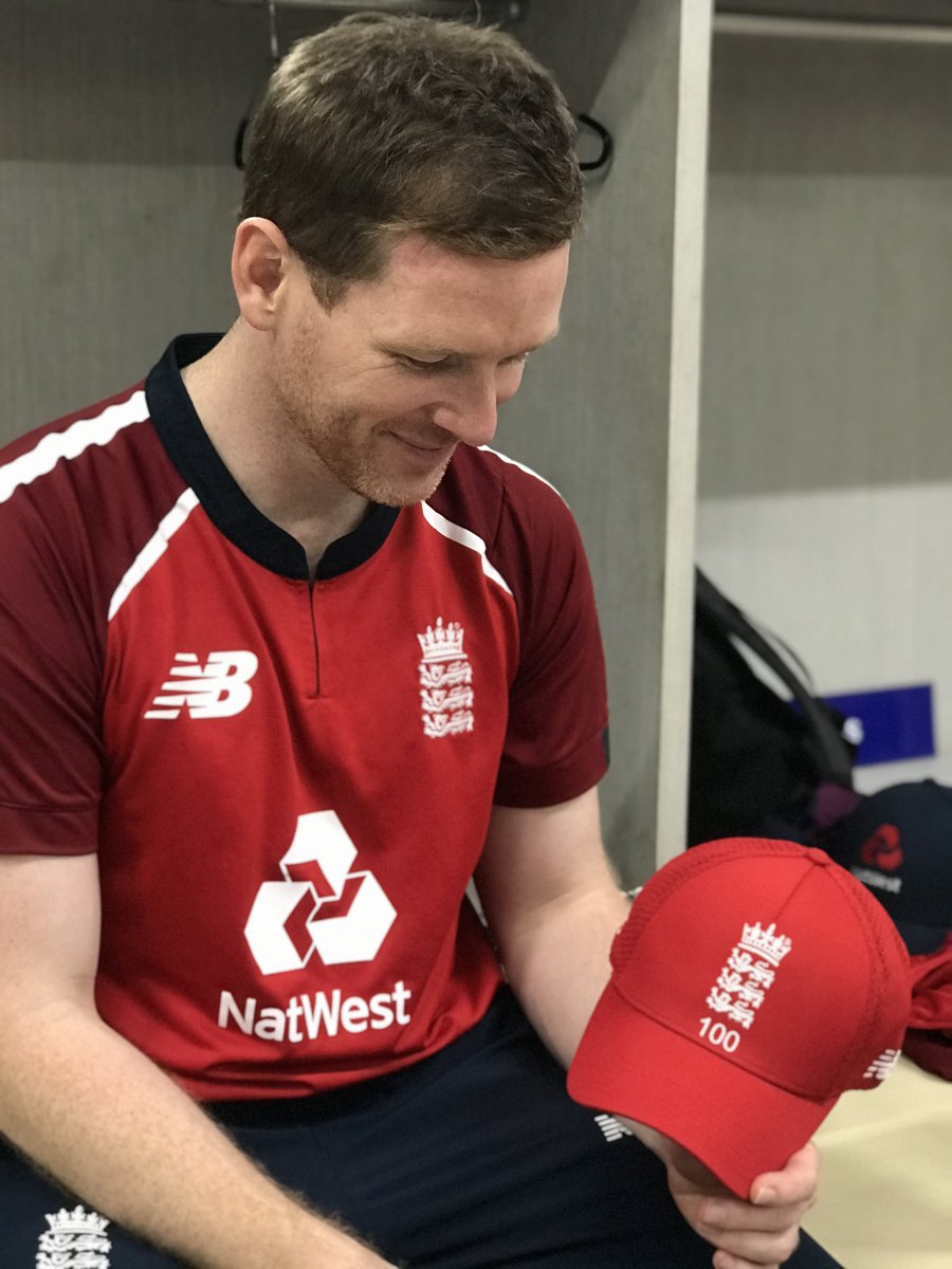 ESPNcricinfo (@espncricinfo) on Twitter photo A special cap for Eoin Morgan after a century of T20Is π―
(πΈ: <a href="/englandcricket/">England Cricket</a>) #INDvENG A special cap for Eoin Morgan after a century of T20Is π―
(πΈ: <a href="/englandcricket/">England Cricket</a>) #INDvENG