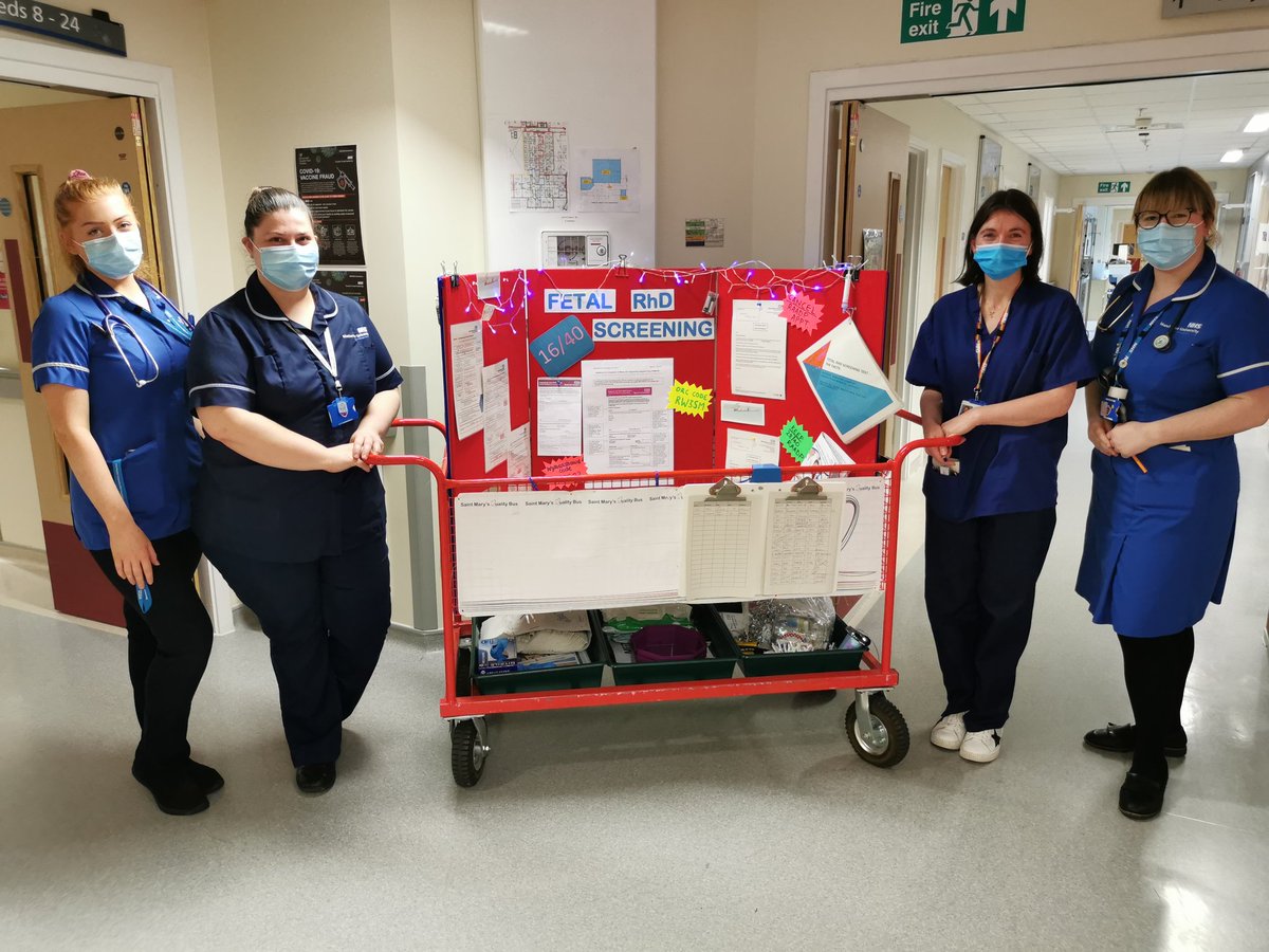 MFT_SaintMarys's tweet photo. Our Education Team have been busy raising awareness about our brand new guideline and processes for Fetal RhD Screening #patientsafety @BevRiddett @MariaRives82 @BevOConnor58 @esme__b @JenniRoseCH @ZoegoldeX we'll be round the rest of the week☺️ https://t.co/TWQ9rBcspU