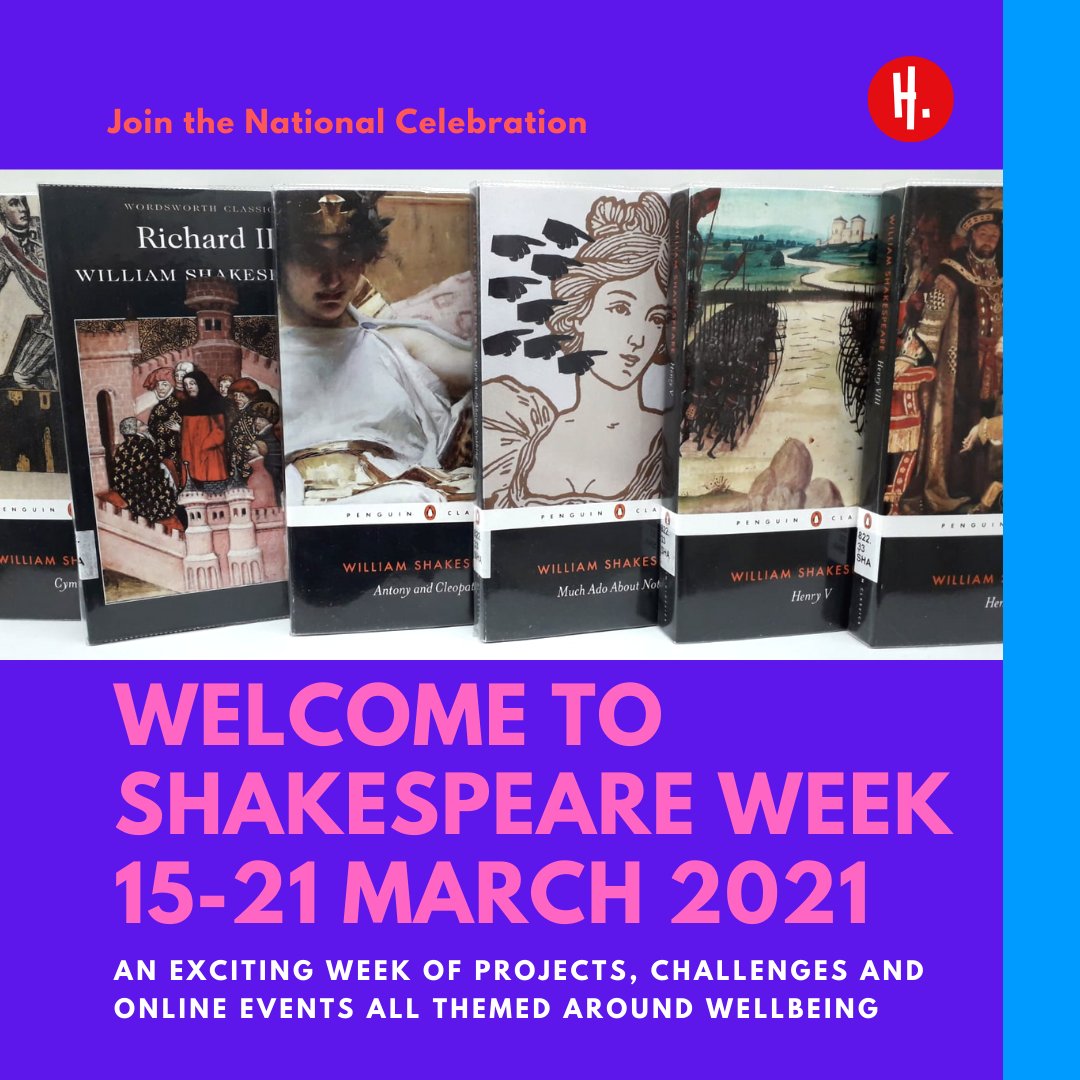 haringeylibrary's tweet photo. Shakespeare Week is a national annual celebration. Schools, families, home educators and cultural organisations can access loads of free resources, get involved: https://t.co/YlUcvz8aHA
#national #shakespeare #week #nationalshakespeareweek #school #muchadoaboutnothing https://t.co/Ymh5otEIX8