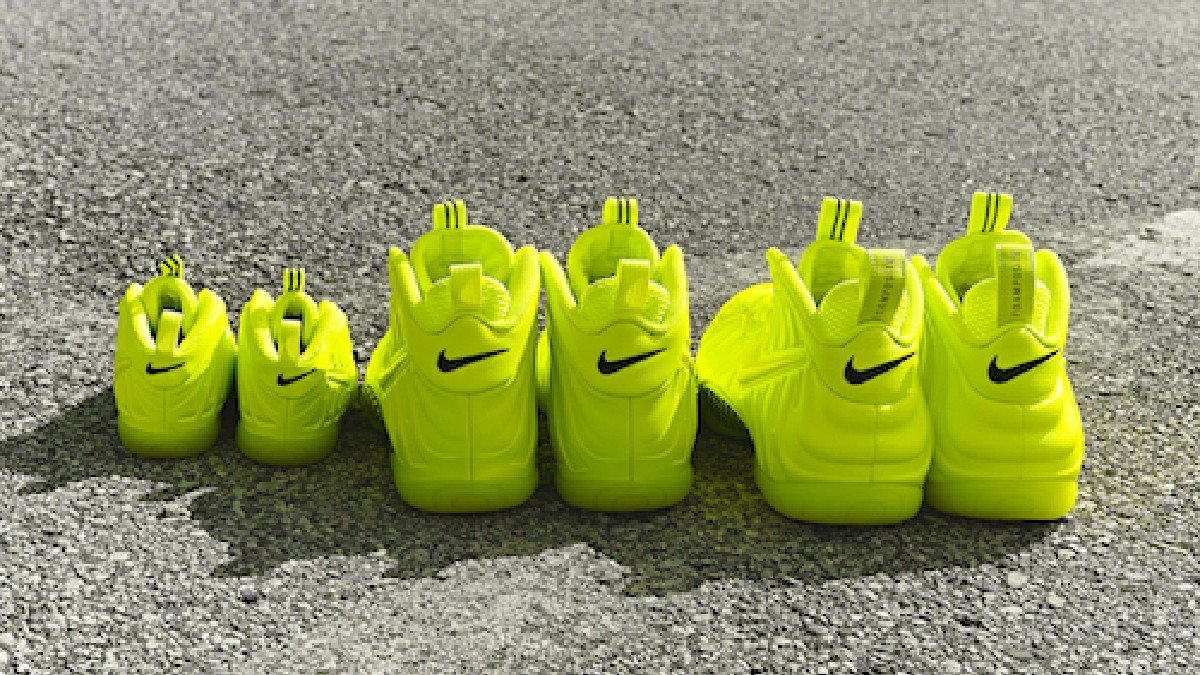 lime green foams 2021