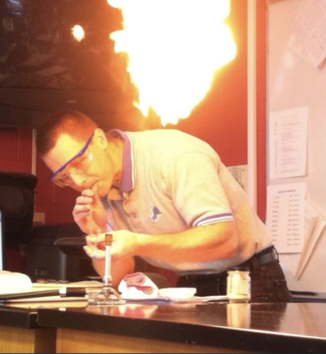 Congrats  to Mr. Moore for being this month’s Unsung Hero! You always show an extraordinary level of patience  towards every person.  Whether it’s a phlogiston Friday with a stunning fire demonstration, or a casual notes day, you always show up with a smile on your face.