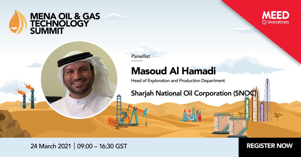 masoudalhamadi's tweet photo. I am pleased to be a panelist at the MENA Oil and Gas Technology Summit. 24th March 2021 organized by MEED | Middle East Economic Digest.
@meeddubai @gulf_intel
#MENAOilandGasTechnologySummit #MEEDEvents #MEED
Register at:
https://t.co/VgiO8yu01V https://t.co/TZRn1IU81f