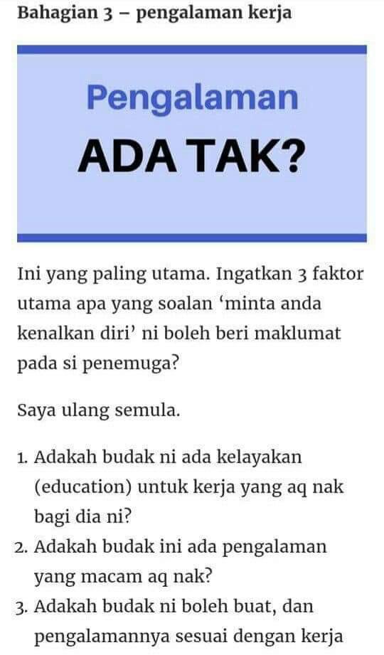 JAWATAN KOSONG MY 🇲🇾 tweet media