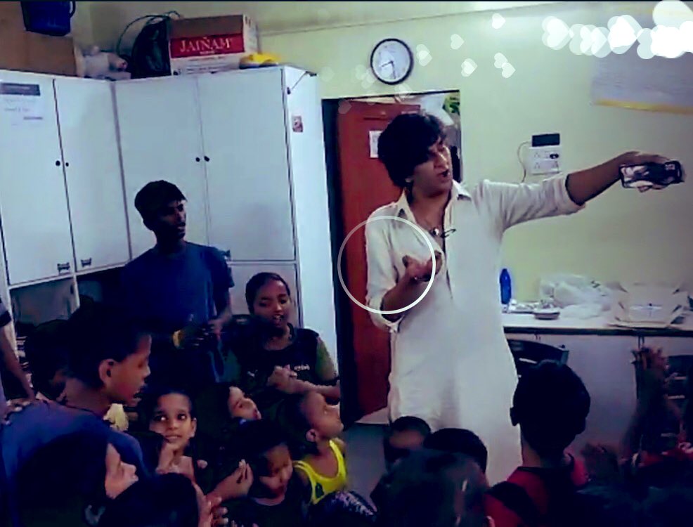 LostboyTeam's tweet photo. Our @lostboy54 celebrating #DanishZehen birthday with orphanage kids
#Zehen #VikasGupta #lostsouls #lbwa https://t.co/C48y2Q0pmO