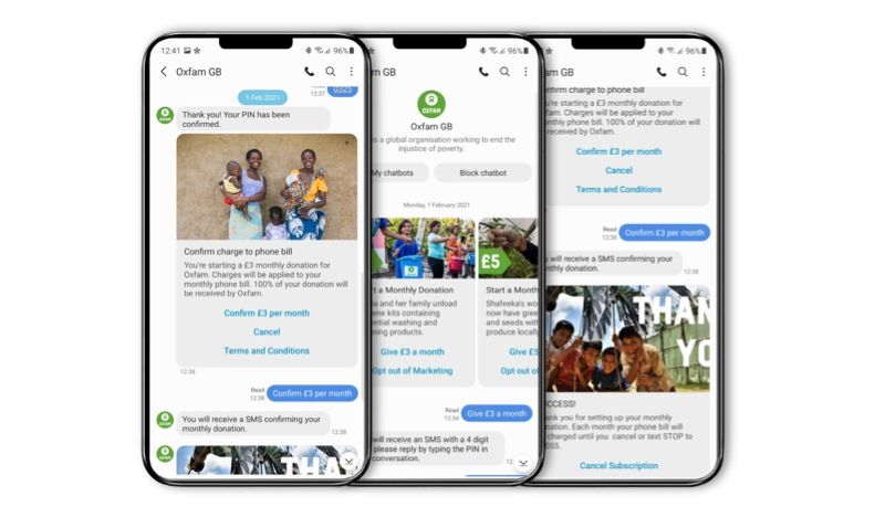 cgledhill's tweet image. Oxfam GB launches RCS mobile payment campaign

 | UK Fundraising fundraising.co.uk/2021/03/16/oxf… #fintech #chartech