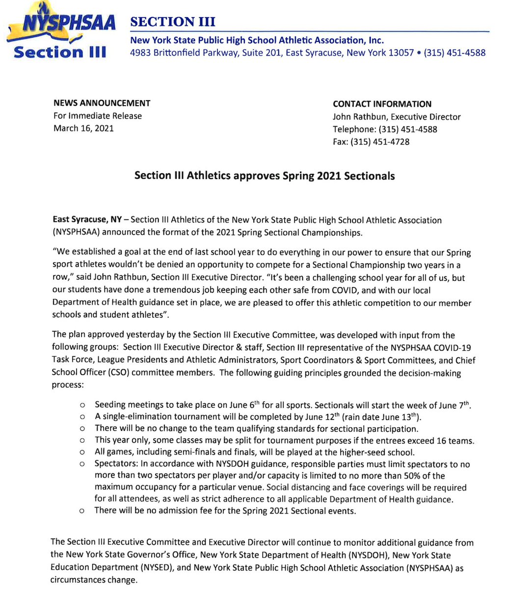 john_rathbun3's tweet photo. #Section3 approves 2021 Spring Sectional competition. https://t.co/2f8gJkyVSl