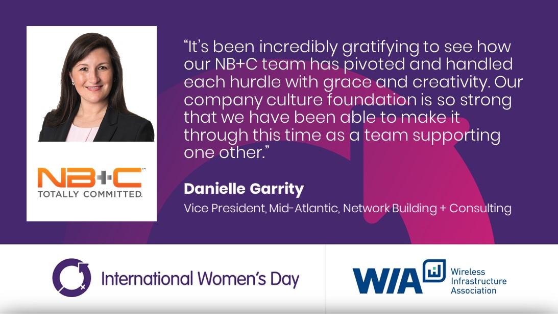 WIAorg's tweet image. Danielle Garrity reflected on @NBC_Wireless&apos; ability to adapt to and overcome the challenges the pandemic has brought for clients as well as for her team members during the past year. Read more here: hubs.la/H0JbxhF0 #IWD2021 #WomenofWireless