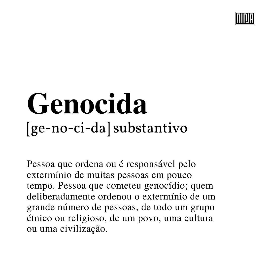 ManuelaDavila's tweet photo. Caso alguém ainda tenha dúvida... #bolsonarogenocida

🎨 @MidiaNINJA https://t.co/GwTttX7k0B