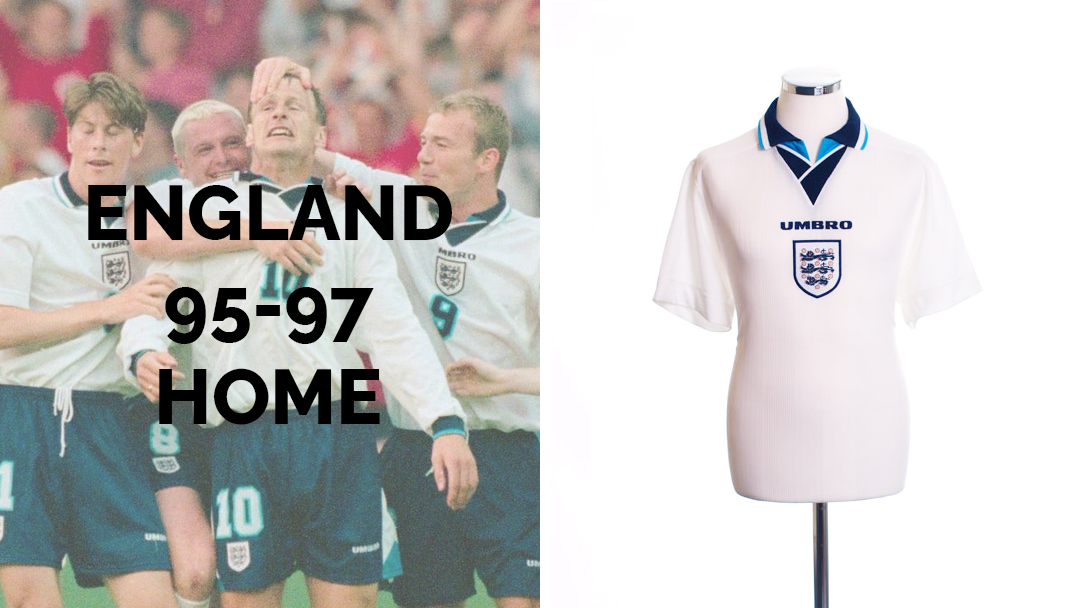 ENGLAND 1996 HOME KIT