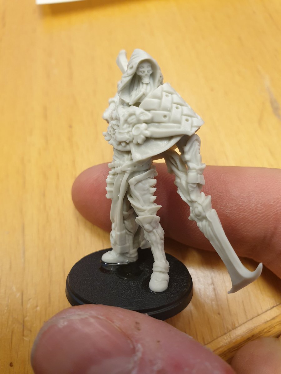 LordSikil's tweet photo. "I am Death." 
Work in progress #Conquest #Spires #HighCloneExecutor #kitbash #pathtoconquest #colorsofconquest https://t.co/NhFNbOFiGK