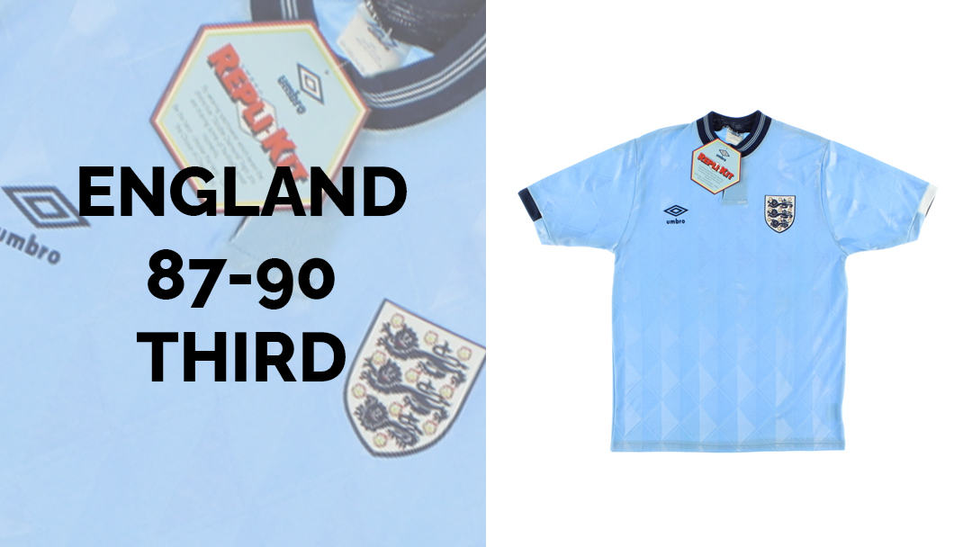 ENGLAND 1988 THIRD KIT