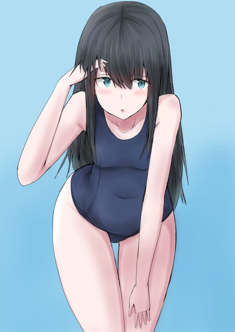 水着朝潮ちゃん。 