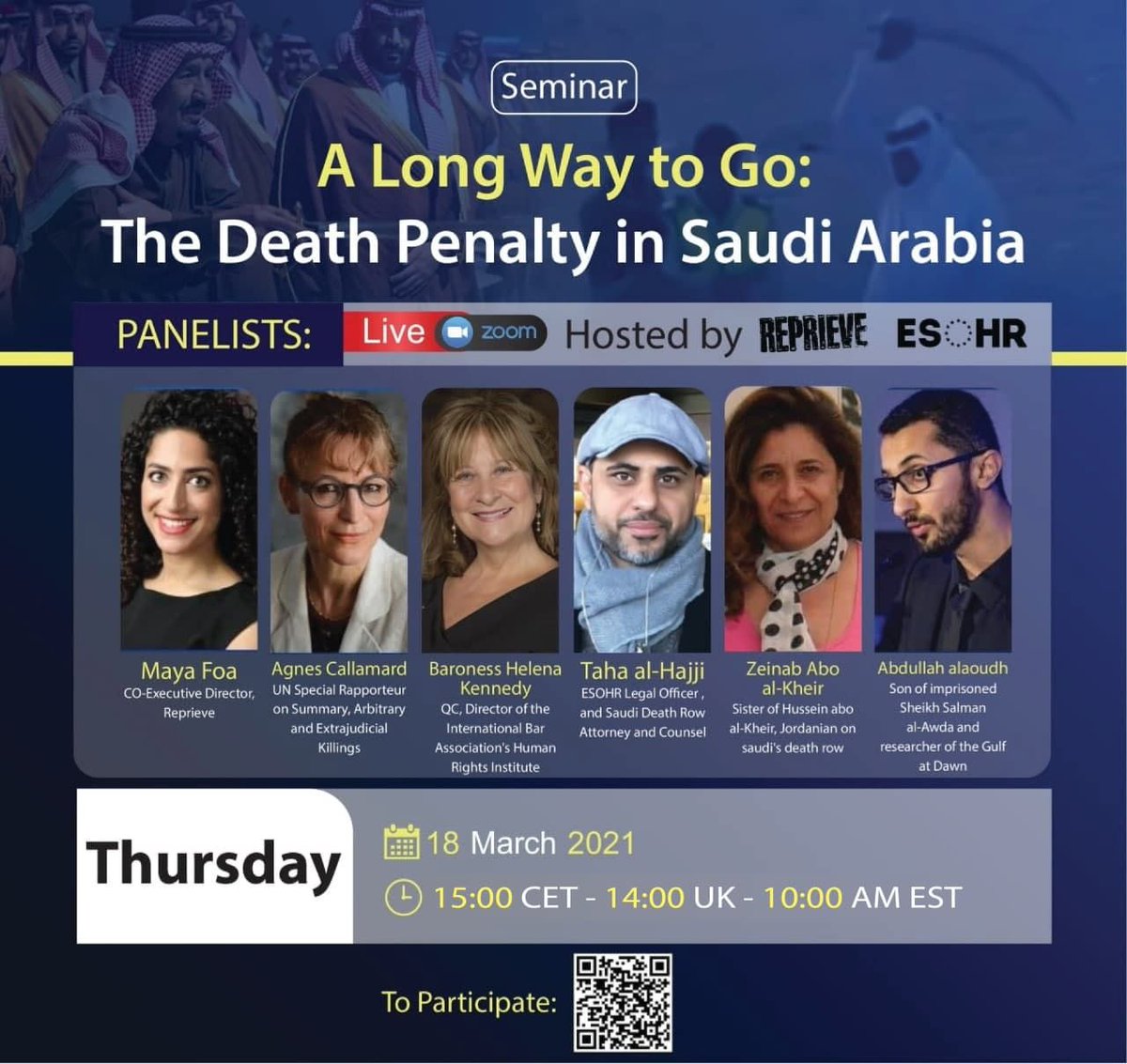 Have you signed up for our webinar with <a href="/ESOHumanRightsE/">ESOHR</a> on Thursday?

Here's the link 👇🏼
buff.ly/3bT9KZg