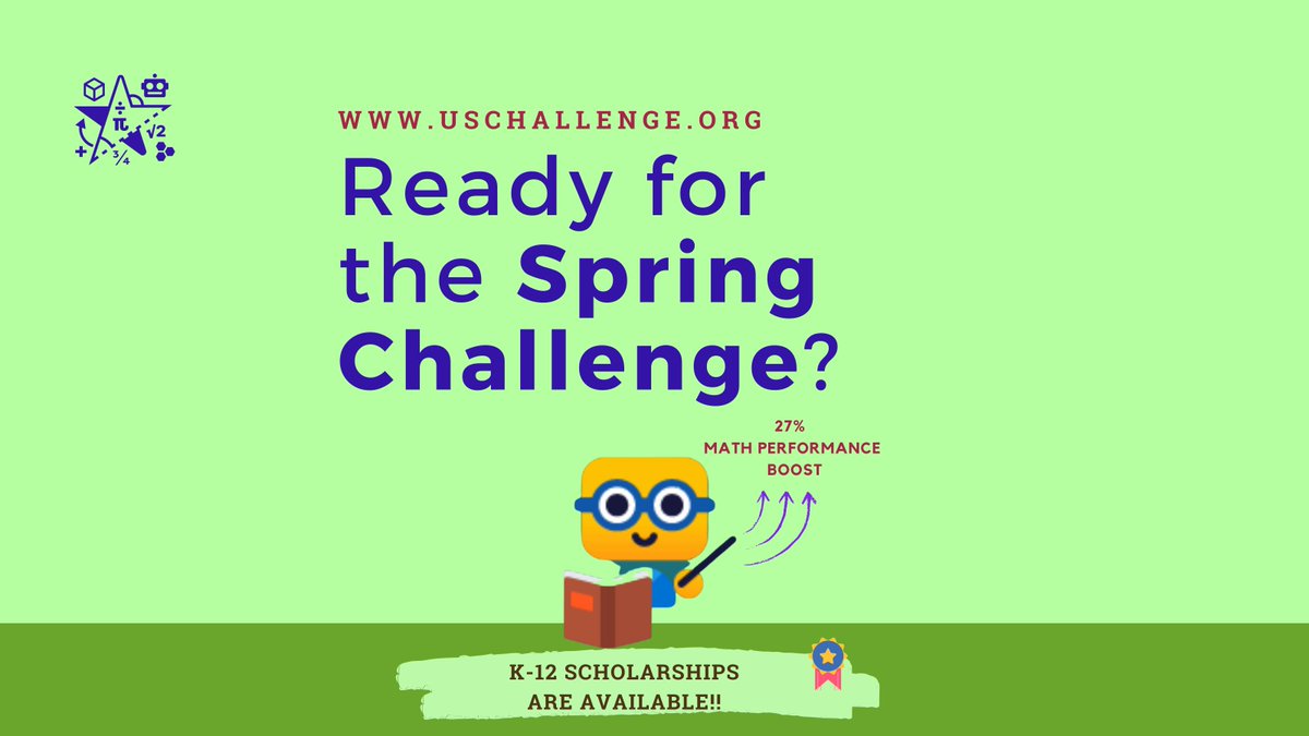 letsmod_ai's tweet image. It&apos;s registration week for the Spring #USchallenge!  Limited school scholarships now available (Thanks to 
@CTA4ALL!) Start here: joinpoly.link/us-edu
- Boost math performance
- Combine #STEM + Global impact
- #Personalizedlearning path 
#mathchat #edchat ##SDGs #elemmathchat