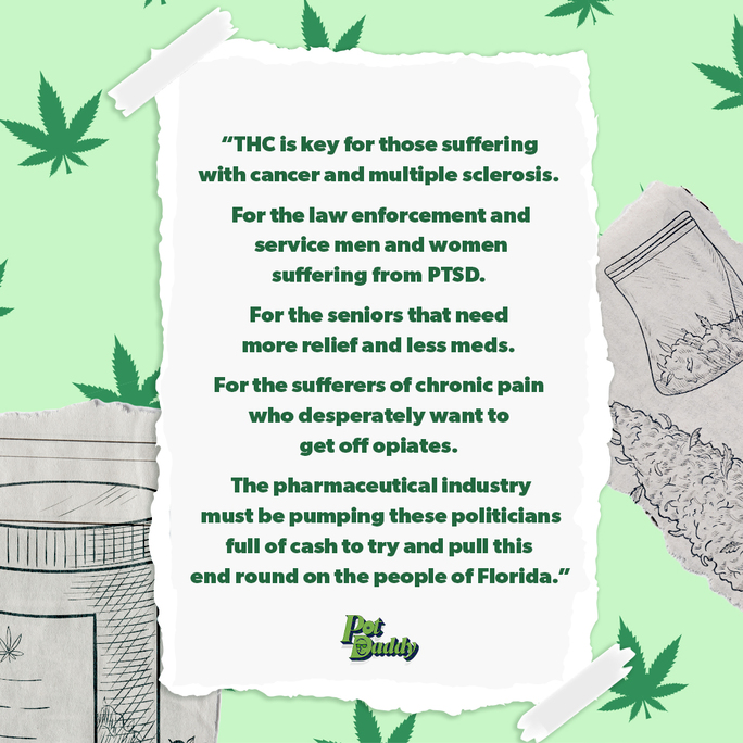 JohnMorganESQ's tweet image. RETWEET if you want Tallahassee to leave THC limits alone!!!!

500,000+ adults benefit weekly from #MedicalMarijuana in Florida. Very sick and injured adults!! #PotDaddy